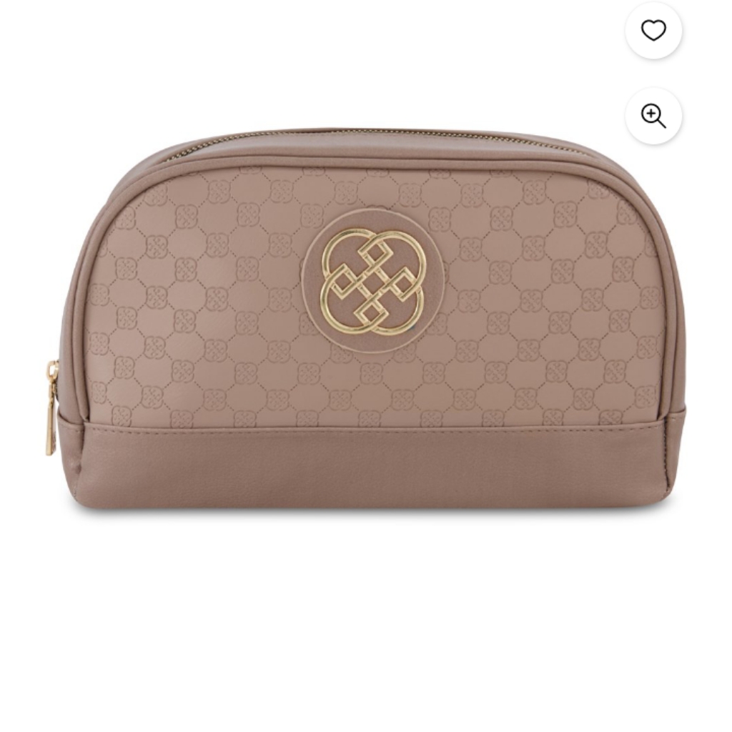 Nwt Daisy Fuentes Large Dome Flat Makeup Pouch